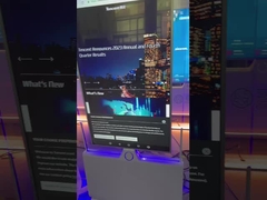 86 inch OLED Holographic Display 3d lcd tủ lạnh splicing màn hình LED trong suốt cho quảng cáo