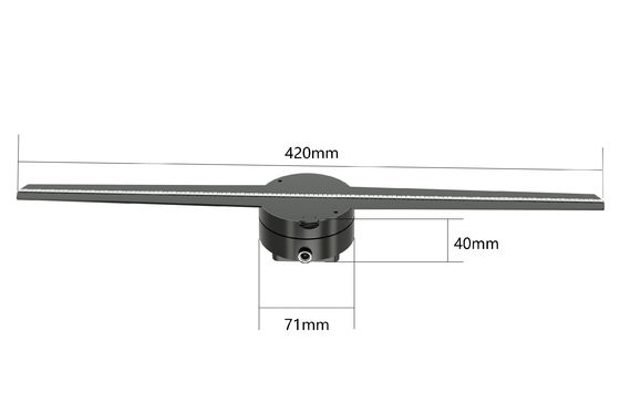 chất lượng  RGB1615 Holographic Led Fan Display 56 65 85cm 8GB Support Splicing nhà máy